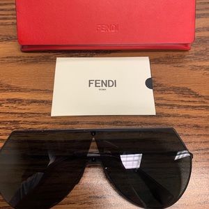Authentic Fendi Shield Sunglasses